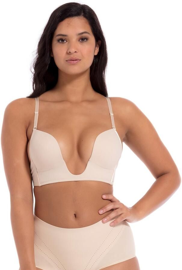 Magic Body Fashion Beugelloze-bh V-Bra extreem diep vallende halslijn en extra diepe rug - Foto 2