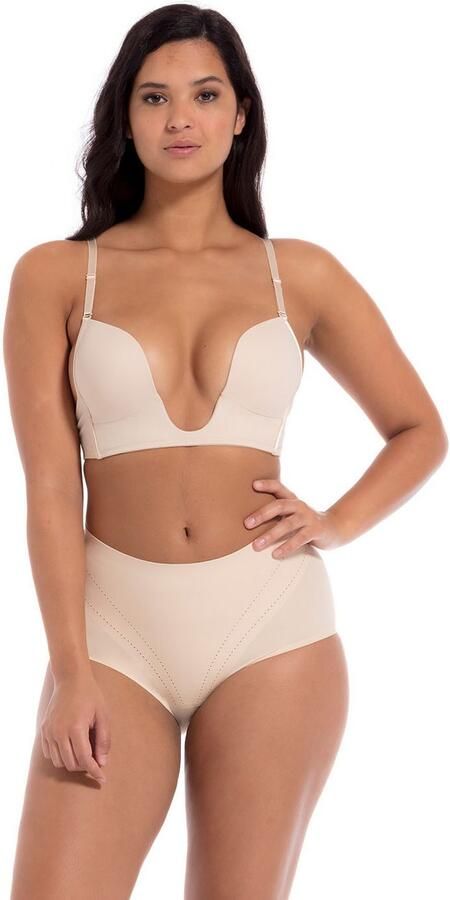 Magic Body Fashion Beugelloze-bh V-Bra extreem diep vallende halslijn en extra diepe rug - Foto 4