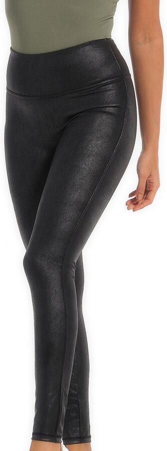Magic Body Fashion Legging Leather Look Legging hoog getailleerd ontwerp geen voorste middennaad - Foto 7