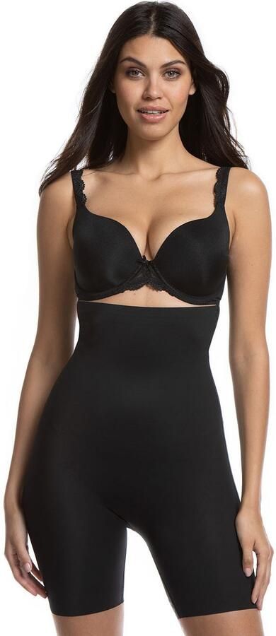 Magic Body Fashion Shapingbroek Maxi Hi-Bermuda Siliconen afwerking aan de bovenkant voorkomt oprollen - Foto 3