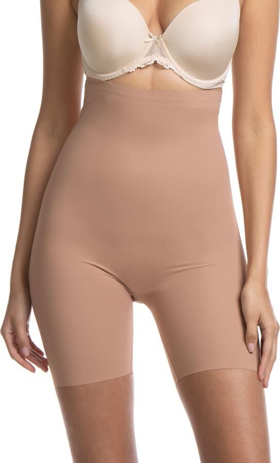 Magic Body Fashion Shapingbroek Maxi Hi-Bermuda Siliconen afwerking aan de bovenkant voorkomt oprollen - Foto 5