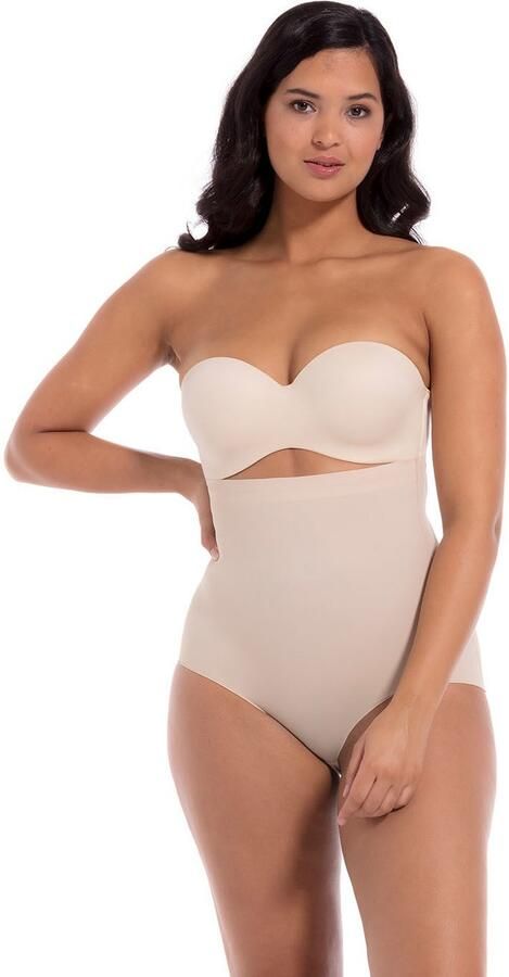 MAGIC Bodyfashion seamless high waist sterk corrigerende slip Maxi Sexy Hi lichtbeige - Foto 6