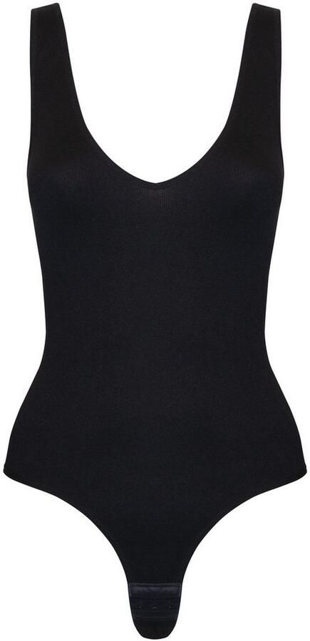 MAGIC Bodyfashion stringbody EveryBody V-neck zwart - Foto 3