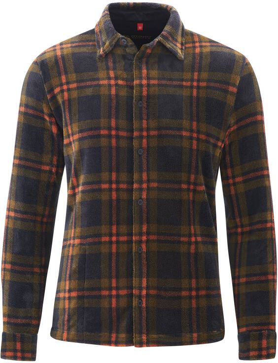 Maier Sports Fleecehemd Devon M Prettig zacht Highloft fleece-overhemd in ruit-look