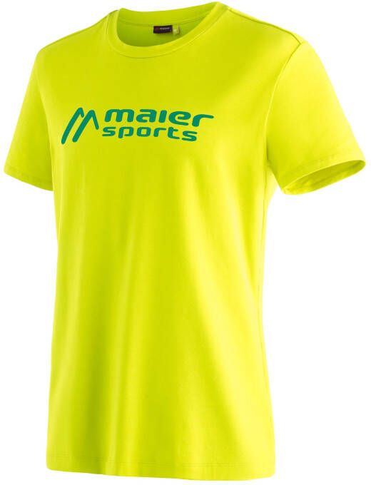 Maier Sports Functioneel shirt MS Tee M Veelzijdig shirt met ronde hals van elastisch materiaal