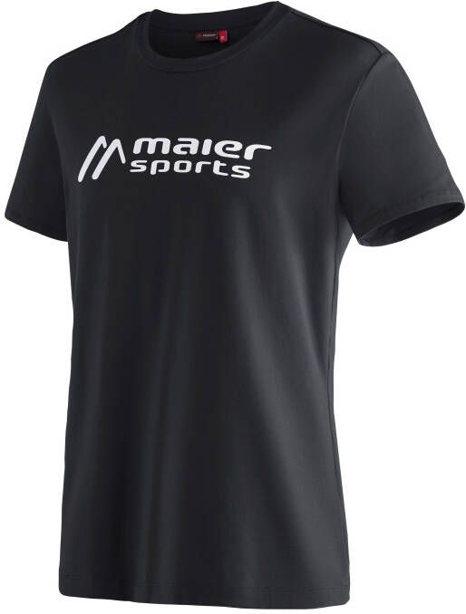 Maier Sports Functioneel shirt MS Tee M Veelzijdig shirt met ronde hals van elastisch materiaal