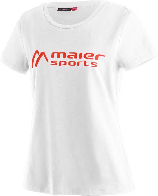 Maier Sports Functioneel shirt MS Tee W Veelzijdig shirt met ronde hals van elastisch materiaal