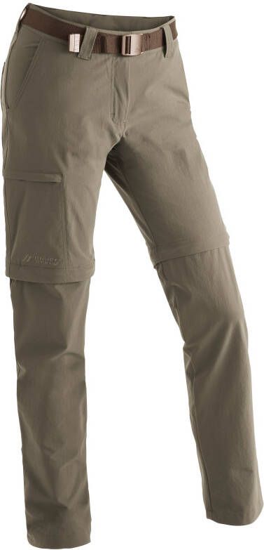 Maier Sports Functionele broek Inara slim zip Smalle wandelbroek ventilerend en sneldrogend