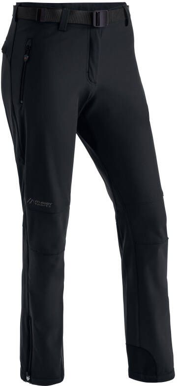 Maier Sports Functionele broek Tech Pants W Warme softshell-broek elastisch en winddicht