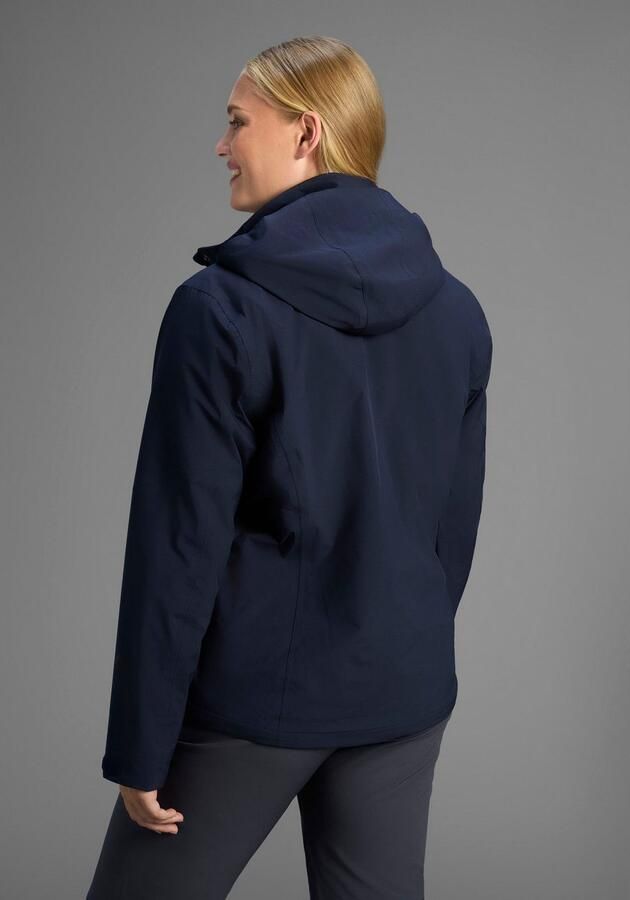 Maier Sports Outdoorjack Metor Therm Rec W Dames wandeljack ademend en waterdicht gewatteerde regenjack met capuchon - Foto 5