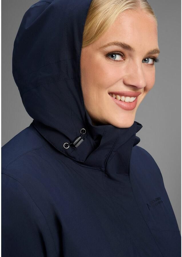 Maier Sports Outdoorjack Metor Therm Rec W Dames wandeljack ademend en waterdicht gewatteerde regenjack met capuchon - Foto 4