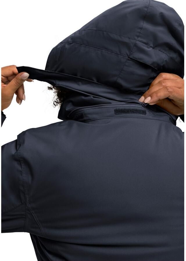 Maier Sports Outdoorjack Metor Therm Rec W Dames wandeljack ademend en waterdicht gewatteerde regenjack met capuchon - Foto 3