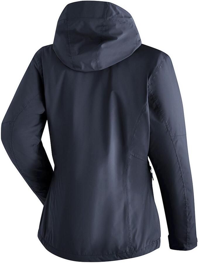 Maier Sports Outdoorjack Metor Therm Rec W Dames wandeljack ademend en waterdicht gewatteerde regenjack met capuchon