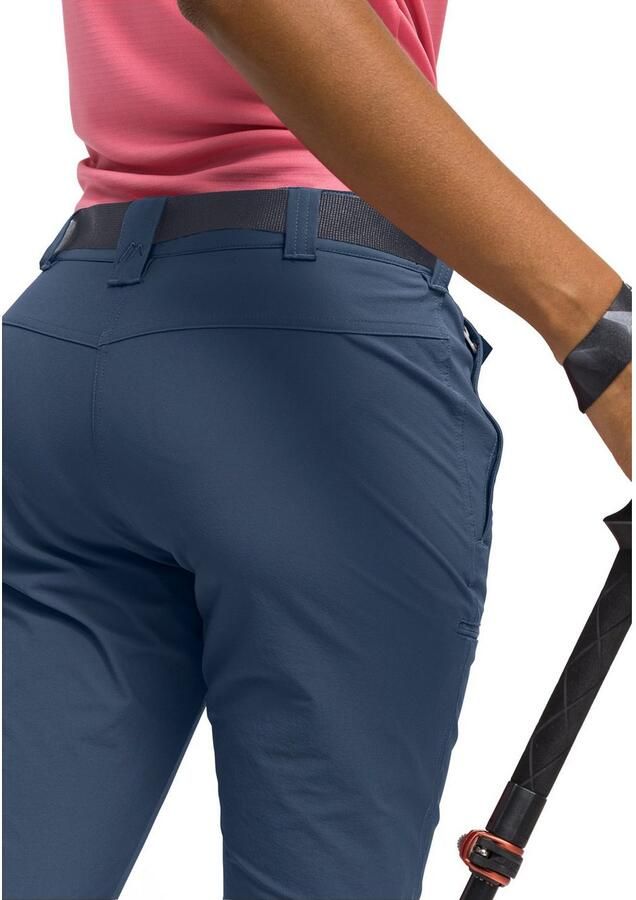Maier Sports Capribroek Inara slim 3 4 Dames wandelbroek ademende outdoorbroek 3 4 broek met 3 zakken