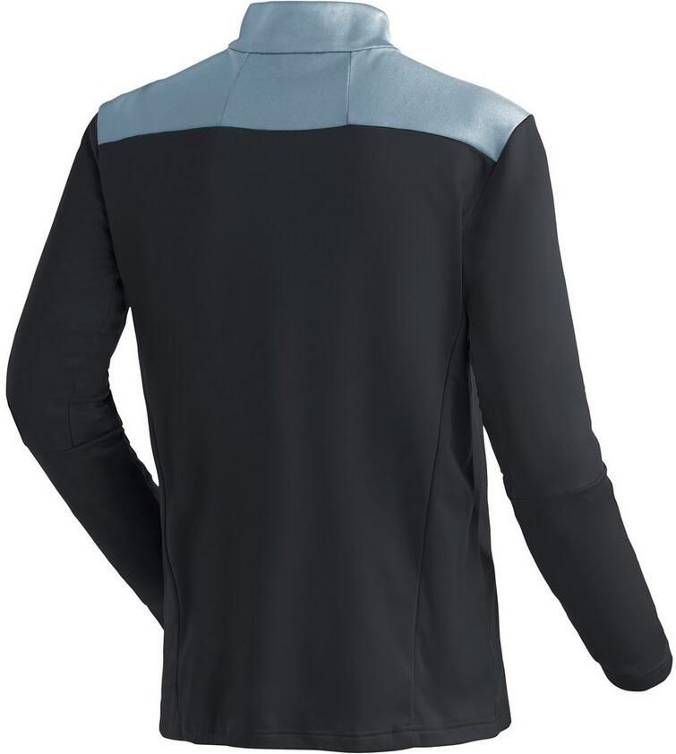 Maier Sports Coltrui Felian Heren midlayer onderhoudsvriendelijk half-rits fleece regular fit