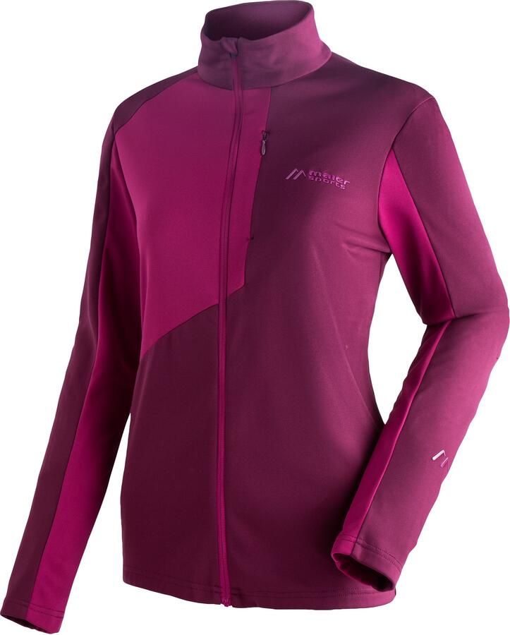 Maier Sports Fleecejack Purga Jacket Dames midlayer fleece met opgeruwde binnenkant - Foto 6