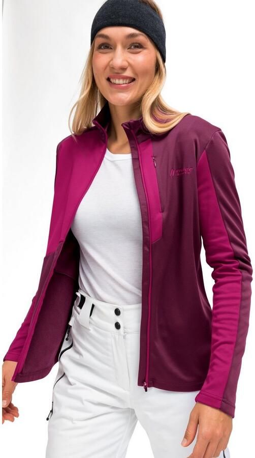 Maier Sports Fleecejack Purga Jacket Dames midlayer fleece met opgeruwde binnenkant - Foto 4