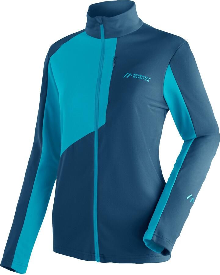 Maier Sports Fleecejack Purga Jacket Dames midlayer fleece met opgeruwde binnenkant - Foto 3
