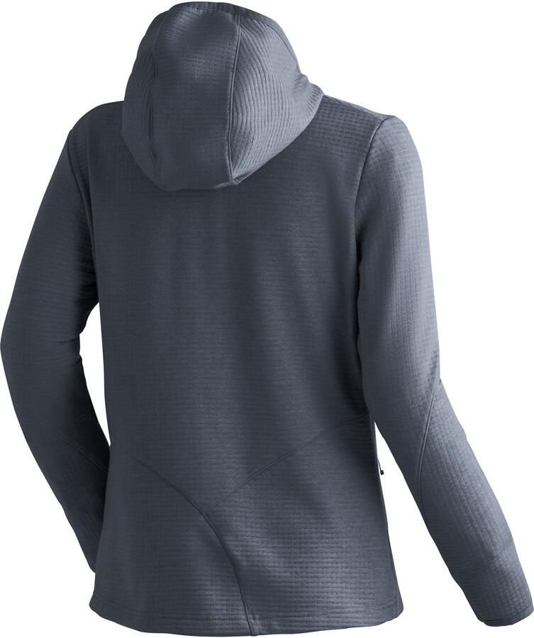 Maier Sports Fleecejack Tesila Hood W Dames midlayer ademend snel drogend full-zip regular fit - Foto 6