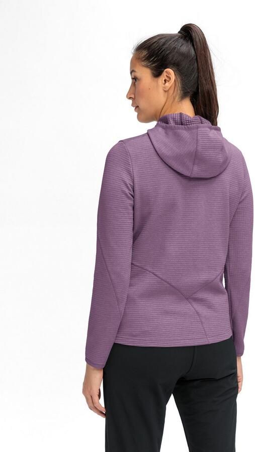Maier Sports Fleecejack Tesila Hood W Dames midlayer ademend snel drogend full-zip regular fit - Foto 2
