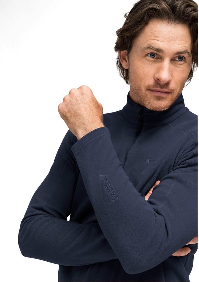 Maier Sports Fleecetrui Dennis Heren fleece functionele midlayer half-zip regular fit - Foto 3