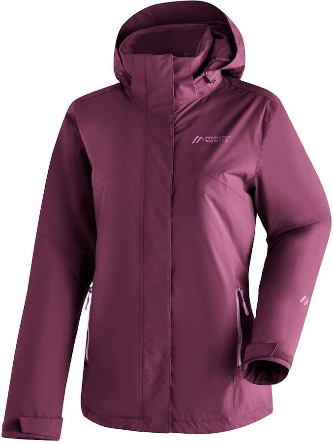 Maier Sports Regenjack Metor Therm Rec W Dames Regenjas gewatteerde Outdoorjas waterdicht Reg. Fit - Foto 3