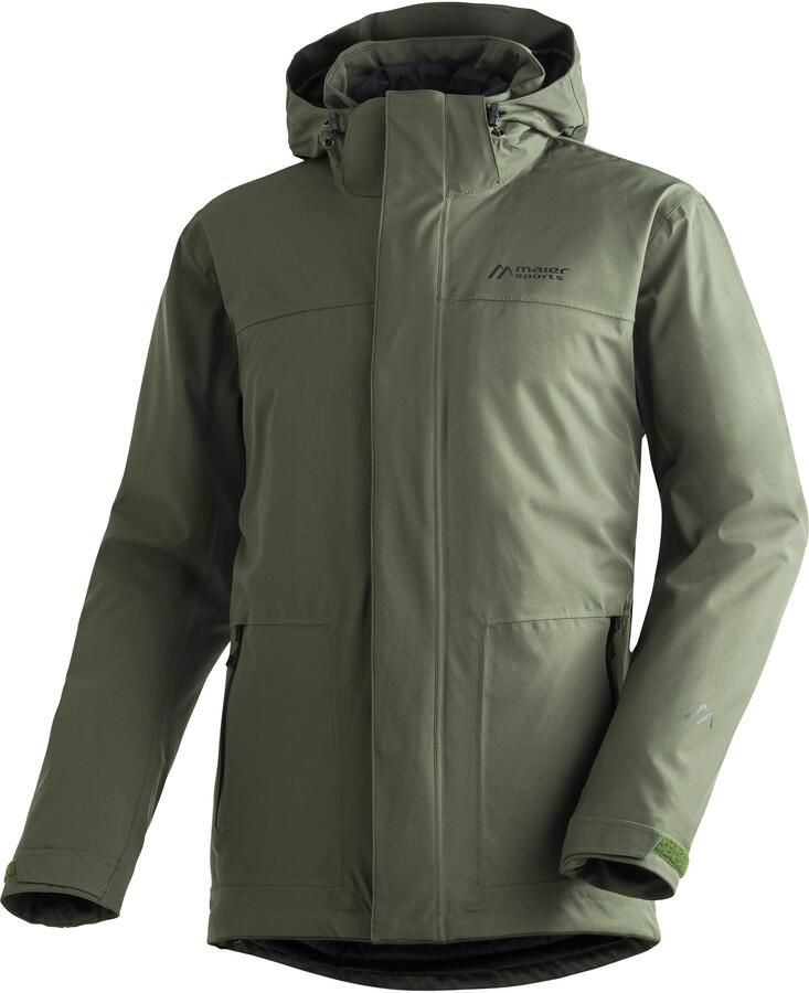 Maier Sports Winterjack Peyor 3in1 Heren regenjas gewatteerde winterjas wind- waterdicht reg. fit - Foto 4