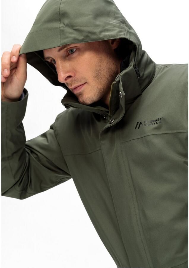 Maier Sports Winterjack Peyor 3in1 Heren regenjas gewatteerde winterjas wind- waterdicht reg. fit - Foto 3