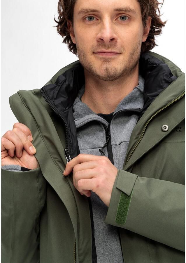 Maier Sports Winterjack Peyor 3in1 Heren regenjas gewatteerde winterjas wind- waterdicht reg. fit - Foto 2