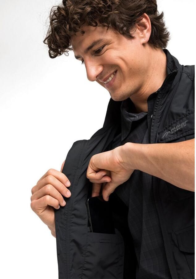 Maier Sports Functioneel jack VALDEMAR Veelzijdige functionele bodywarmer perfect voor wandelen en vakantie