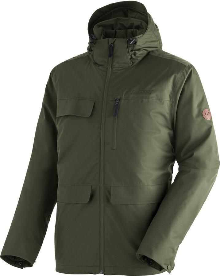 Maier Sports Functioneel jack WOUT Heren outdoor-jack wind waterdicht 2 ritszakken en capuchon - Foto 4