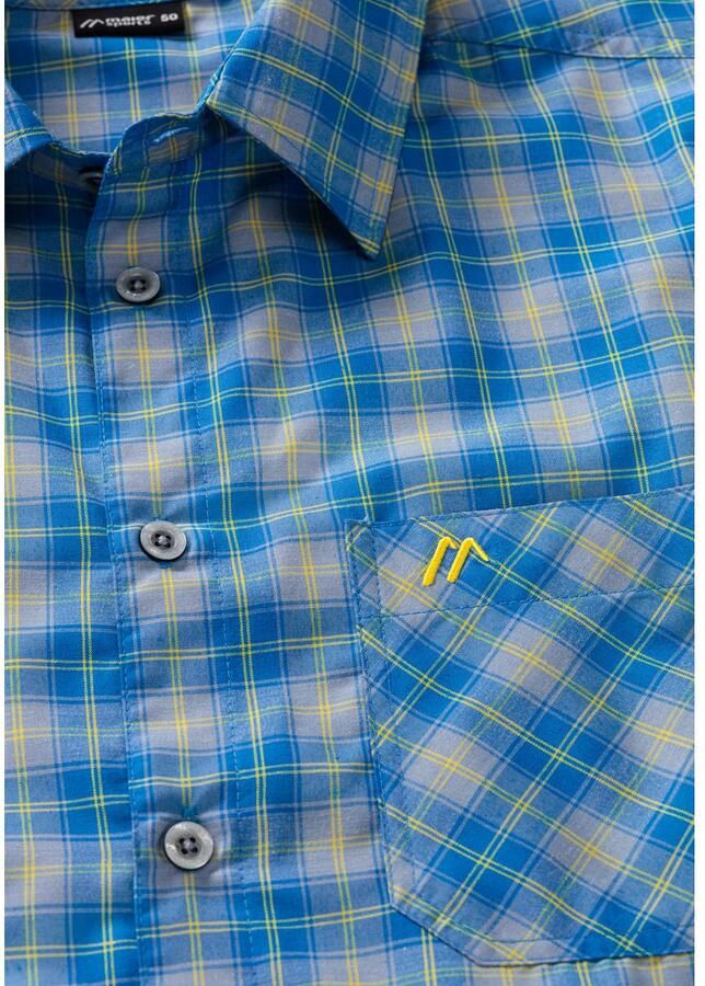 Maier Sports Functioneel shirt Claas Heren overhemd langarm geruit overhemd voor outdoor en vrije tijd - Foto 2