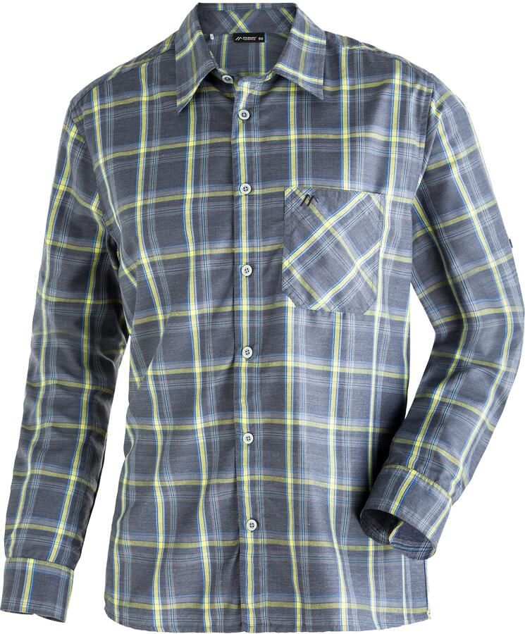 Maier Sports Functioneel shirt Claas Heren overhemd langarm geruit overhemd voor outdoor en vrije tijd - Foto 6