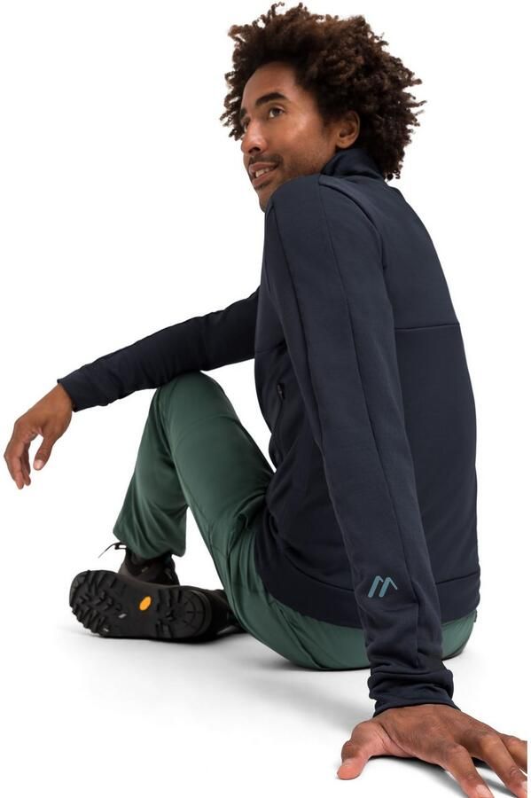 Maier Sports Functioneel shirt Granni M Heren midlayer-jack ademend en snel drogend fleece-jack - Foto 2