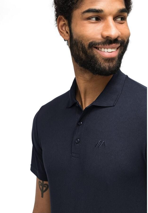 Maier Sports Functioneel shirt Ulrich Heren poloshirt korte mouw vrijetijdsshirt met overhemdkraag regular fit
