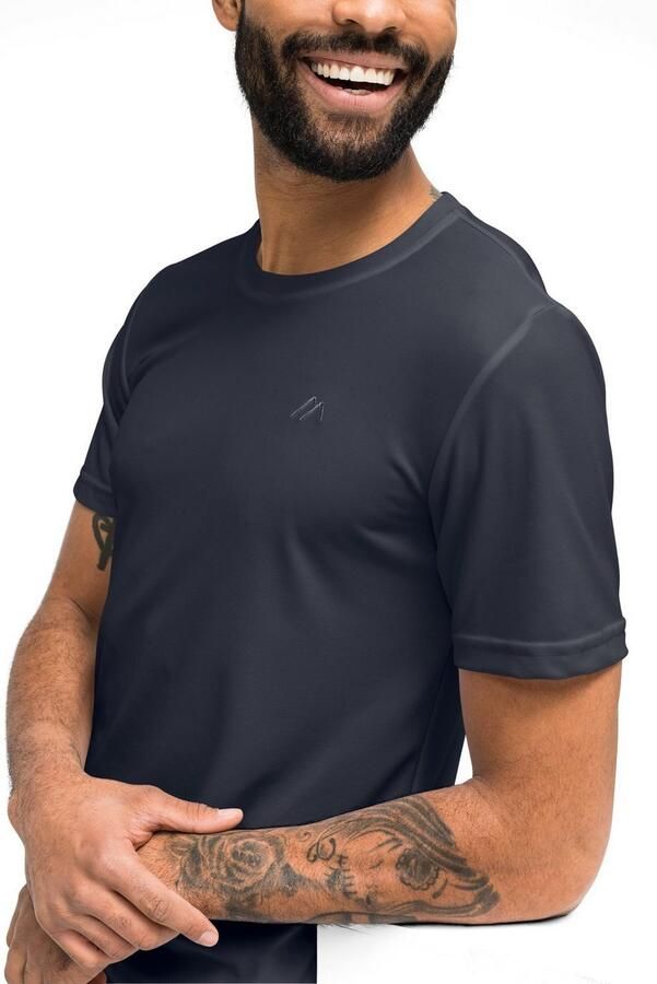 Maier Sports Functioneel shirt Walter Heren T-shirt ronde hals pique outdoor shirt snel drogend - Foto 2