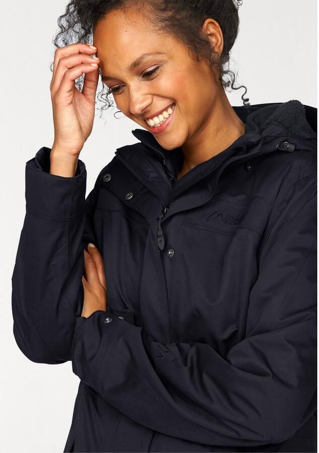 Maier Sports Functionele 3-in-1-jas Dubbele jas dames water- & winddicht voor de overgang & winter in grote maten - Foto 3