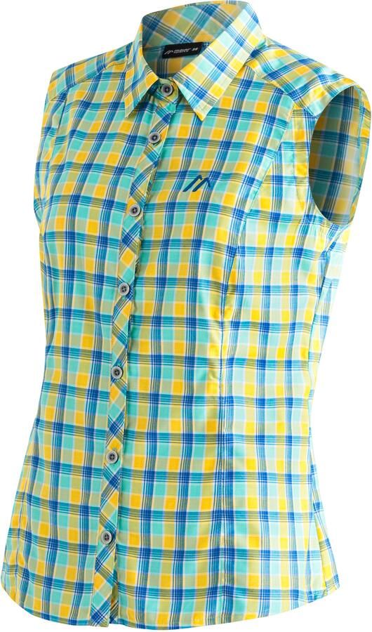 Maier Sports Functionele blouse Paloma Geruite mouwloze blouse voor wandelen reizen en vrije tijd - Foto 3