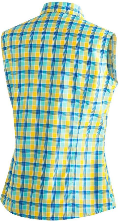 Maier Sports Functionele blouse Paloma Geruite mouwloze blouse voor wandelen reizen en vrije tijd - Foto 2