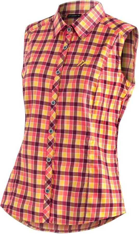 Maier Sports Functionele blouse Paloma Geruite mouwloze blouse voor wandelen reizen en vrije tijd - Foto 3