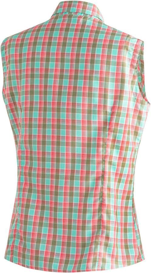 Maier Sports Functionele blouse Paloma Geruite mouwloze blouse voor wandelen reizen en vrije tijd - Foto 2