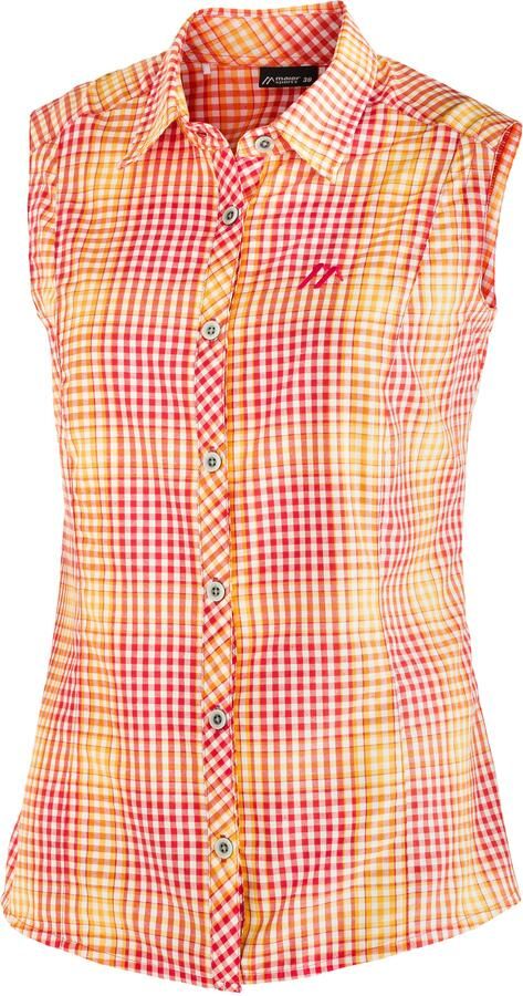 Maier Sports Functionele blouse Paloma Geruite mouwloze blouse voor wandelen reizen en vrije tijd - Foto 6