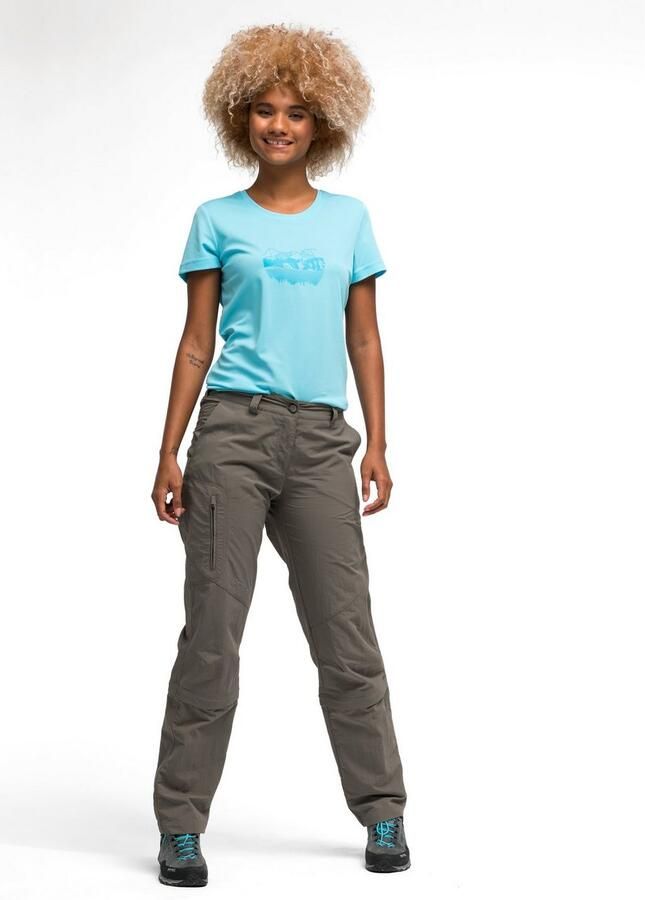 Maier Sports Functionele broek Fulda Functionele broek afritsbaar op caprilengte perfect voor het wandelen