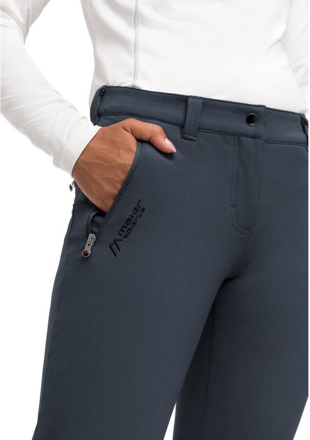 Maier Sports Functionele broek Helga slim warme outdoorbroek robuuste wandelbroek slim fit