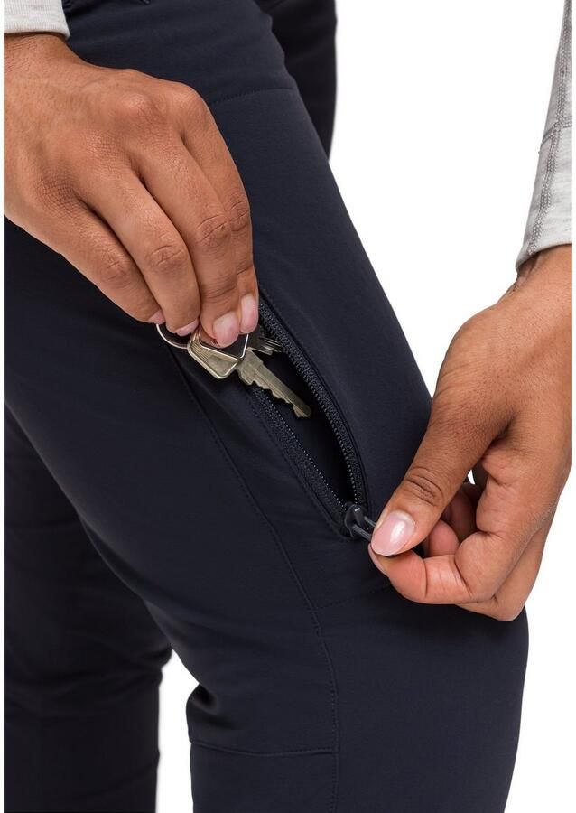 Maier Sports Functionele broek Lana slim Dames wandelbroek ademende outdoorbroek 3 zakken slim fit