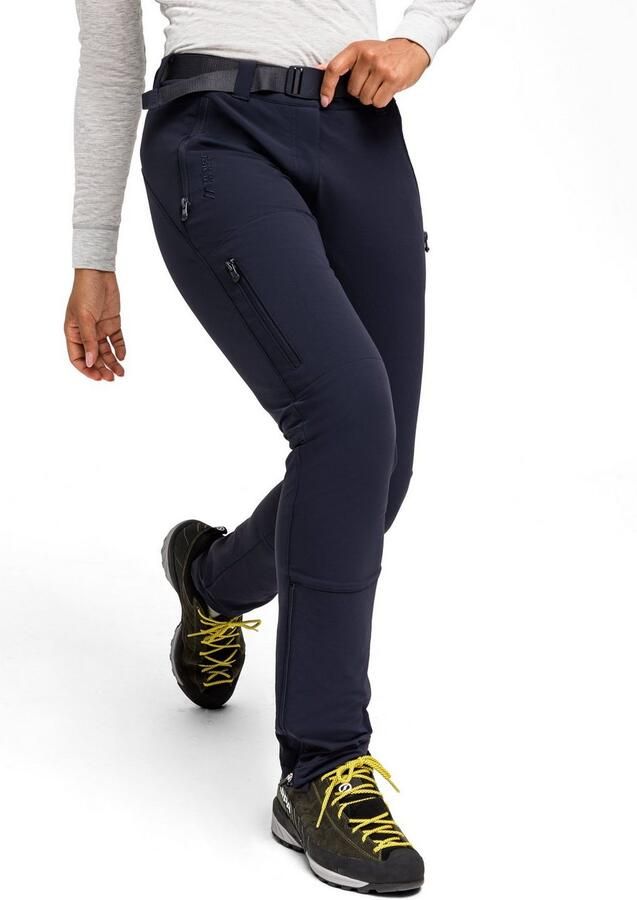 Maier Sports Functionele broek Lana slim Dames wandelbroek ademende outdoorbroek 3 zakken slim fit - Foto 3
