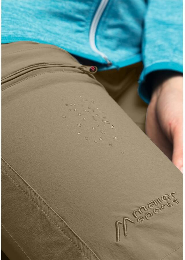 Maier Sports Functionele broek Lulaka Dames wandelbroek ventilerende outdoorbroek met oprolfunctie