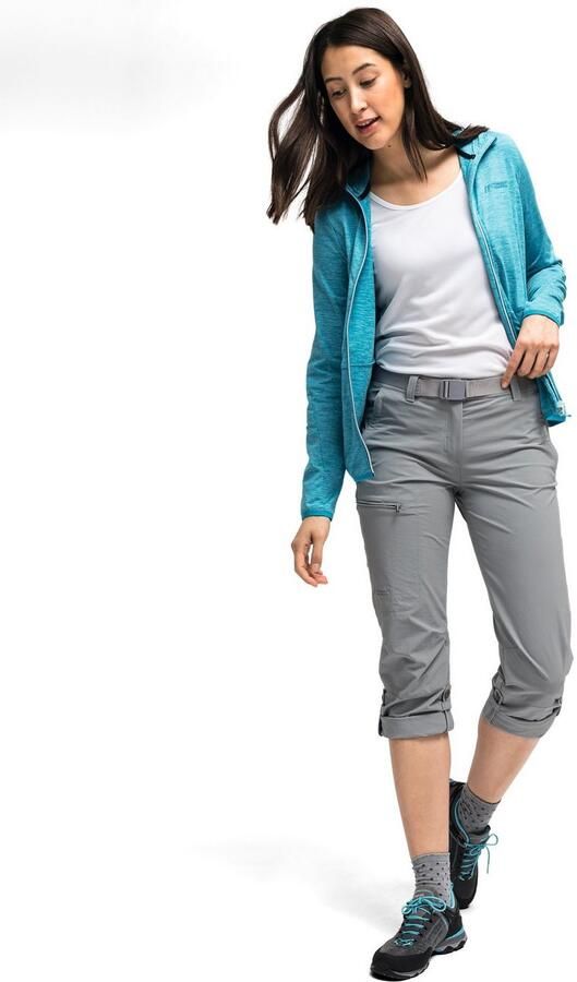 Maier Sports Functionele broek Lulaka Dames wandelbroek ventilerende outdoorbroek met oprolfunctie - Foto 4