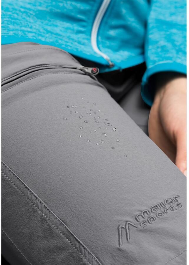 Maier Sports Functionele broek Lulaka Dames wandelbroek ventilerende outdoorbroek met oprolfunctie