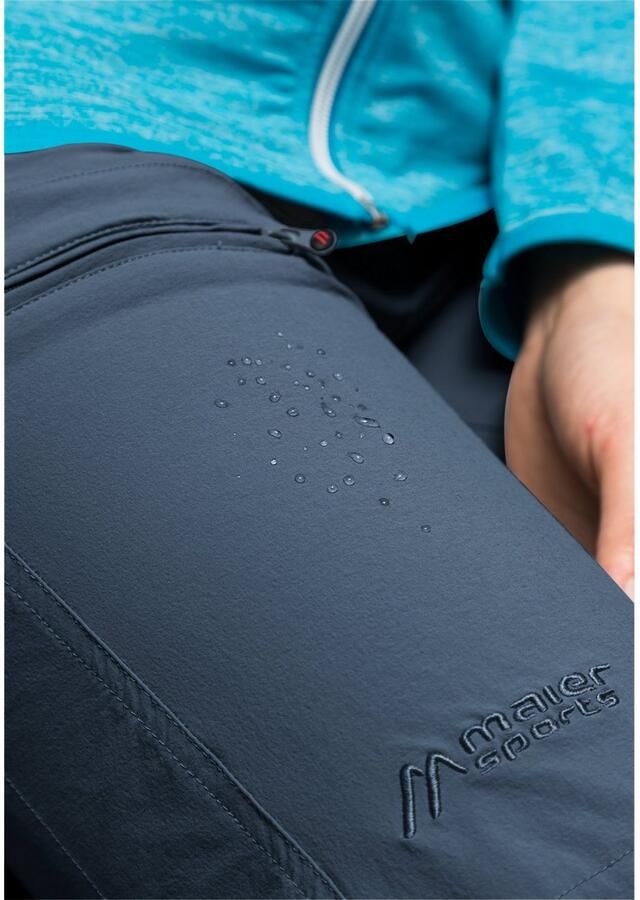 Maier Sports Functionele broek Lulaka Dames wandelbroek ventilerende outdoorbroek met oprolfunctie